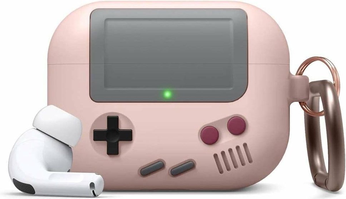 Game Console Case Cover Voor Airpods Pro - Roze | Watchbands-shop.nl