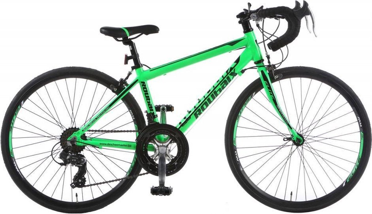 Roubaix 24 Inch 35 cm-  Jongens - 14V Cantilever - Groen