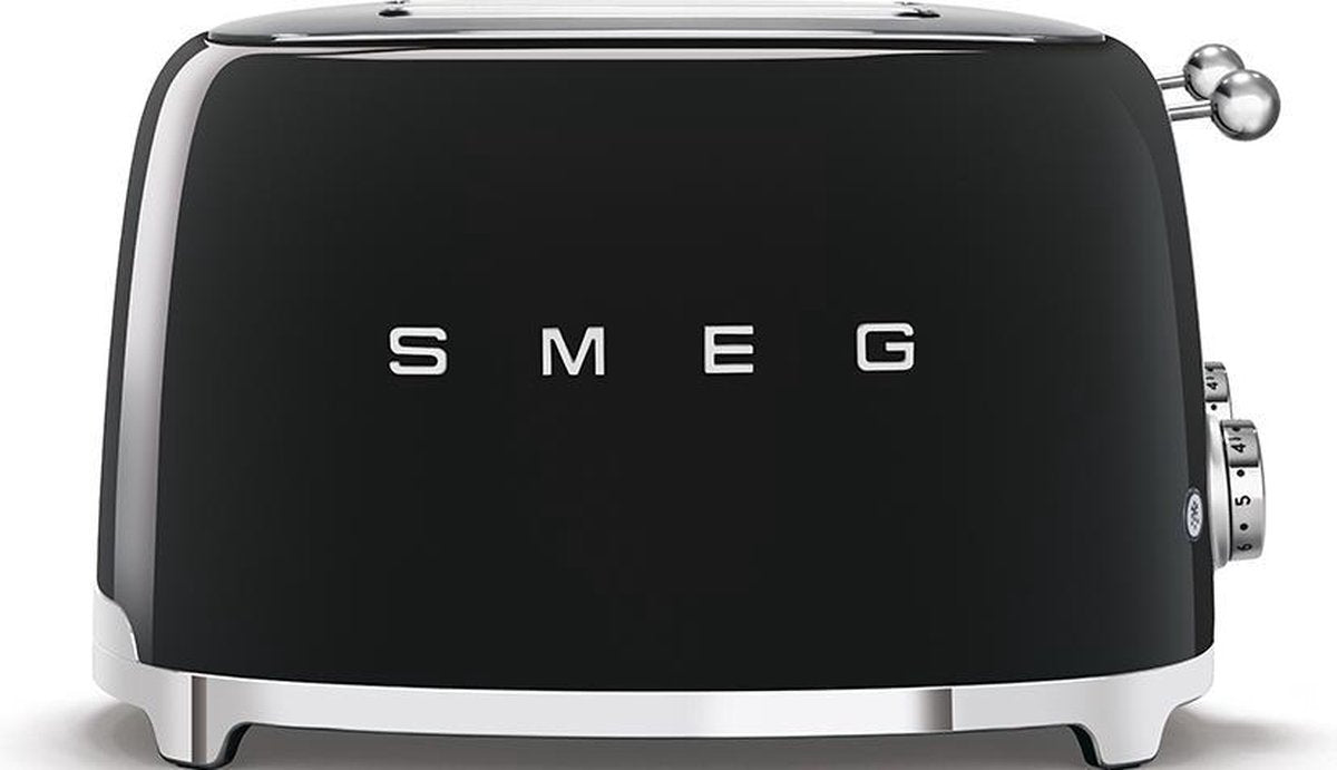 Smeg TSF03BLEU - Broodrooster - Zwart