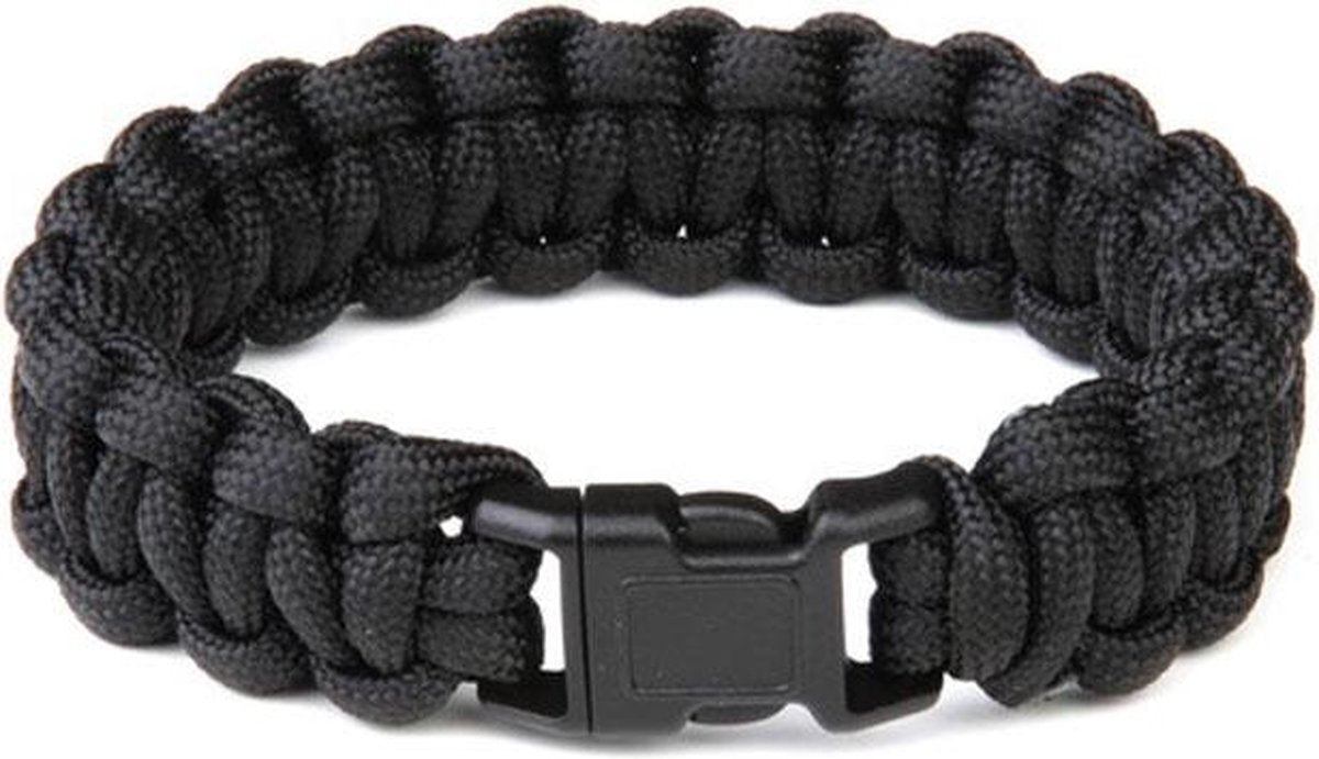 Paracord bracelet K2015 8inch zwart