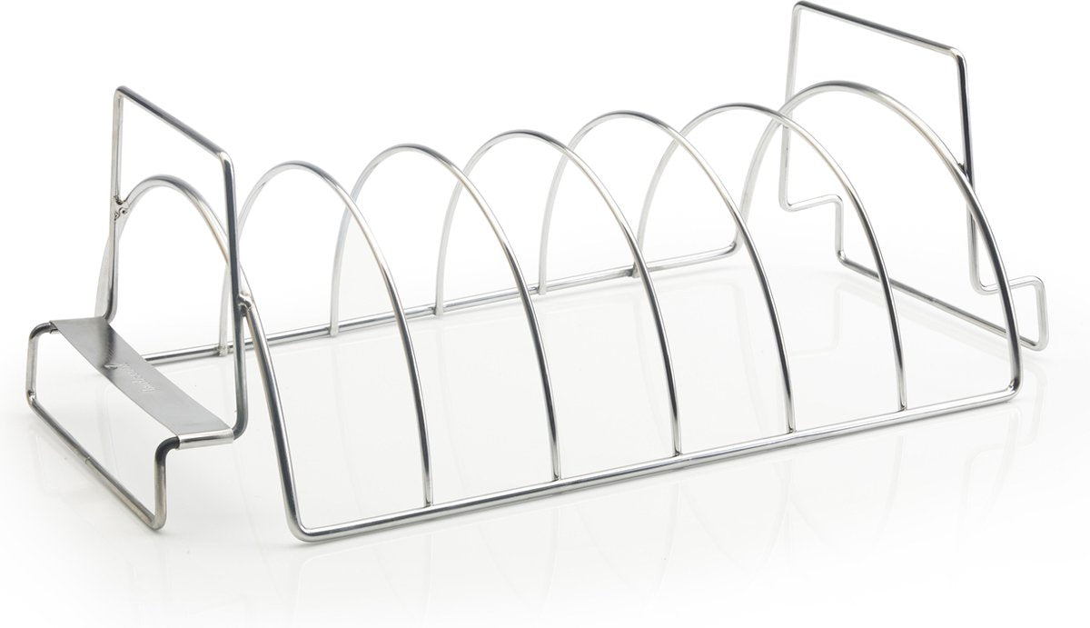 Barbecook Vlees & Ribrek - Spareribs Houder - RVS - InoxBarbecook Vlees & Ribrek - Spareribs Houder - RVS - Inox