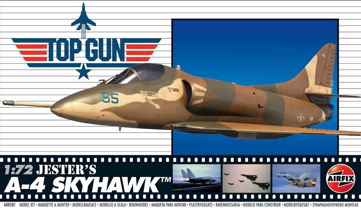Airfix Top Gun Jester's A-4 Skyhawk 1:72 Montagekit Vliegtuig met vaste vleugels