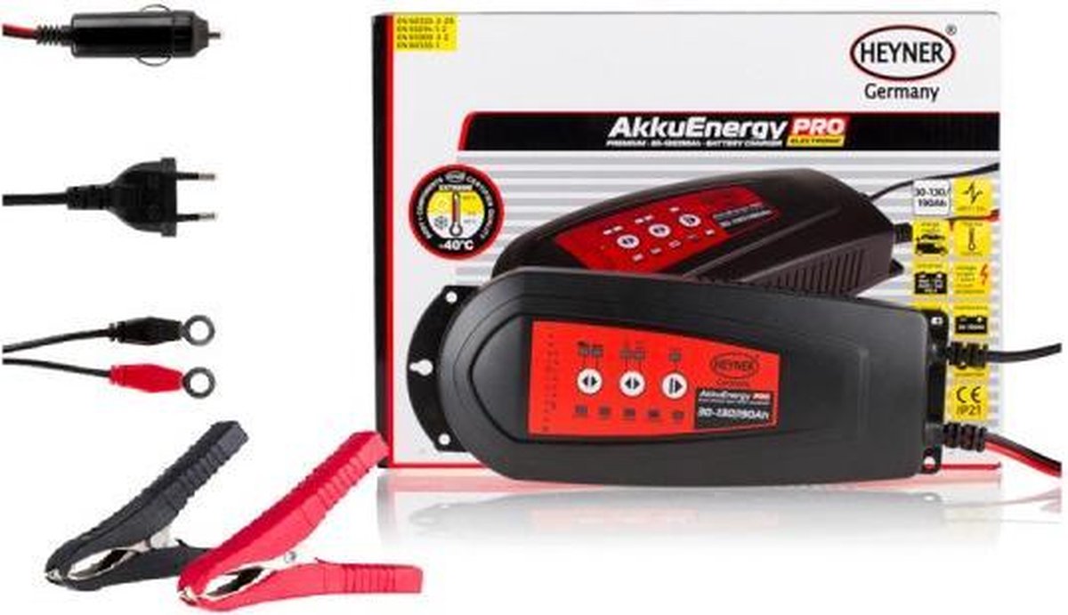 Digitale acculader 130/190Ah12V