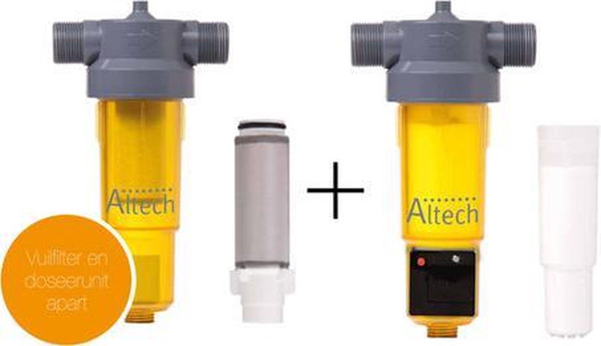 Altech WS1500 Waterontharder starterset met extra filter PLUS inclusief sensor