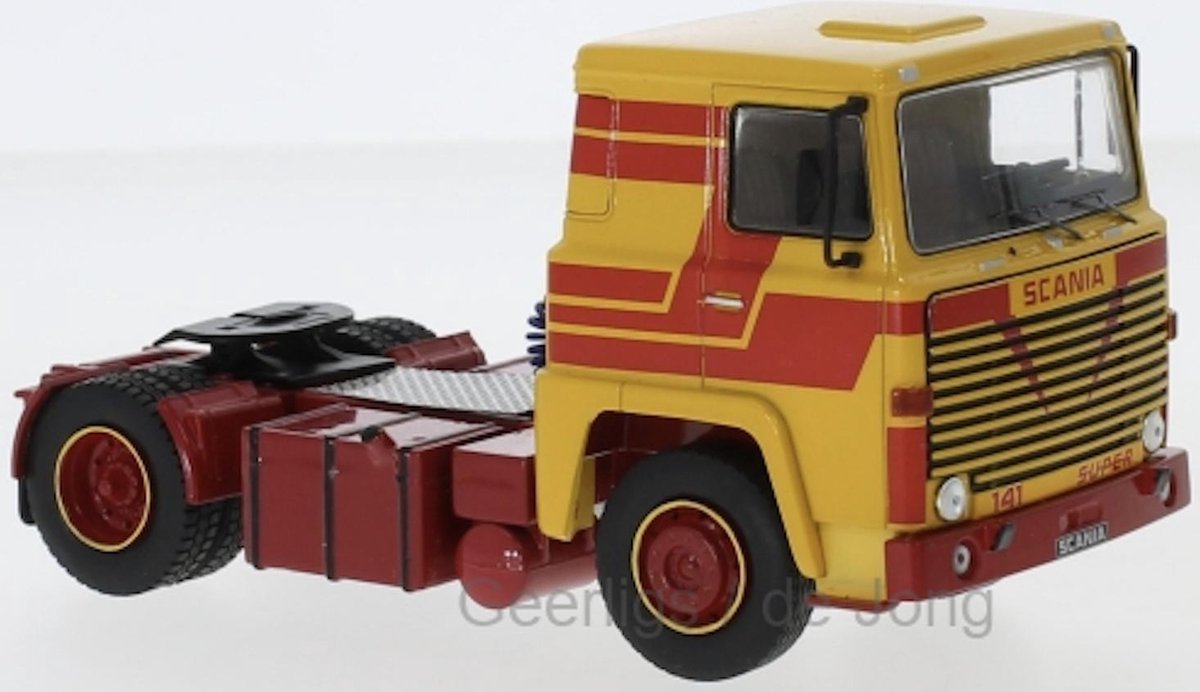 Scania LBT 141 1976 Geel / Rood 1-43 Ixo Models