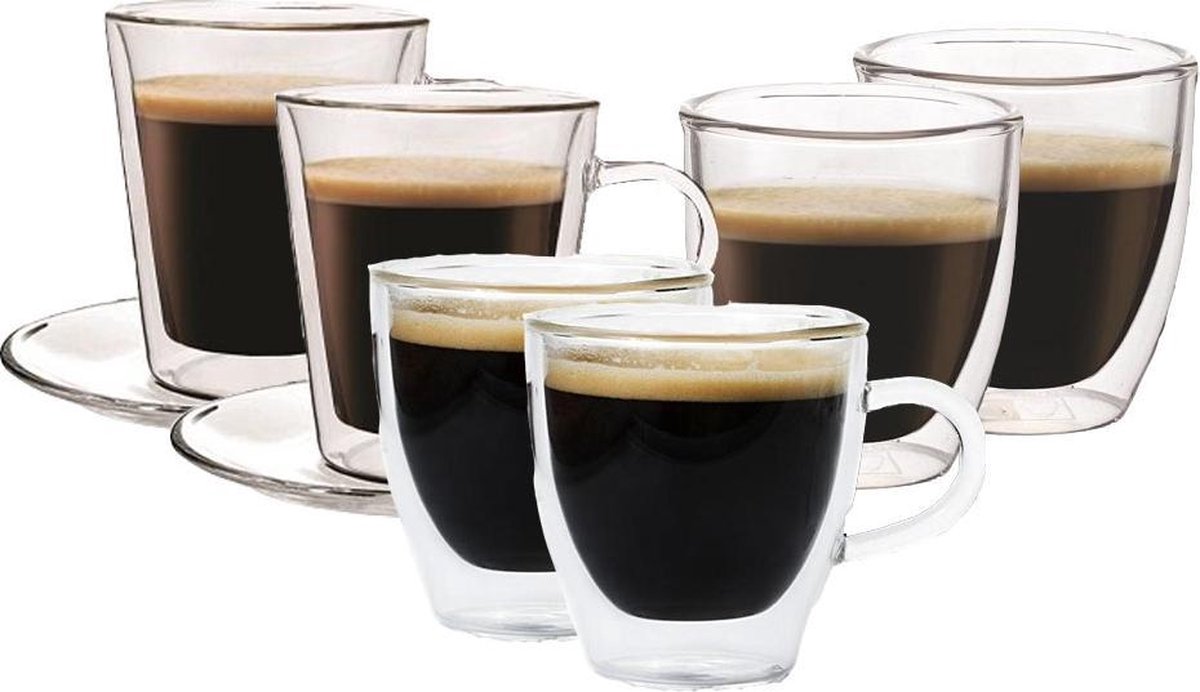 Fijnproevers koffieglazen