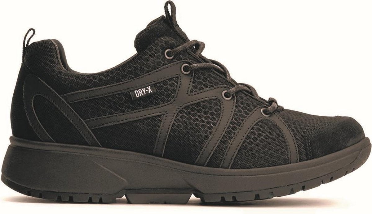 Xsensible Stretchwalker Mannen Sneakers - 40402.5 - Zwart - Maat 47