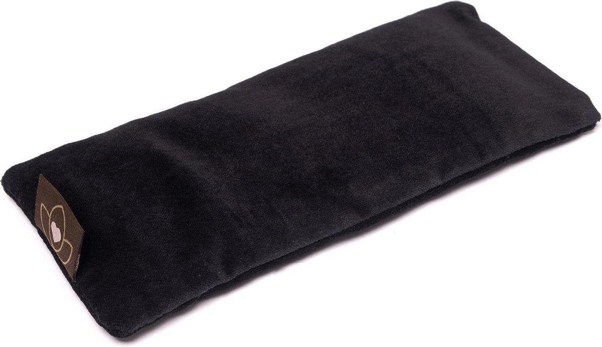 Oogkussen velvet lavendel zwart eco - Lotus