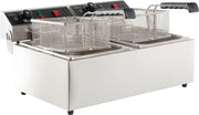 Professionele Horeca Tafelfriteuse 2x6L. - Elektrisch