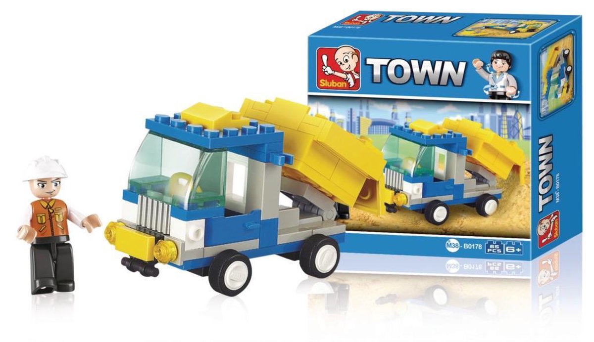 Sluban Town - Kiepwagen M38-B0178Sluban