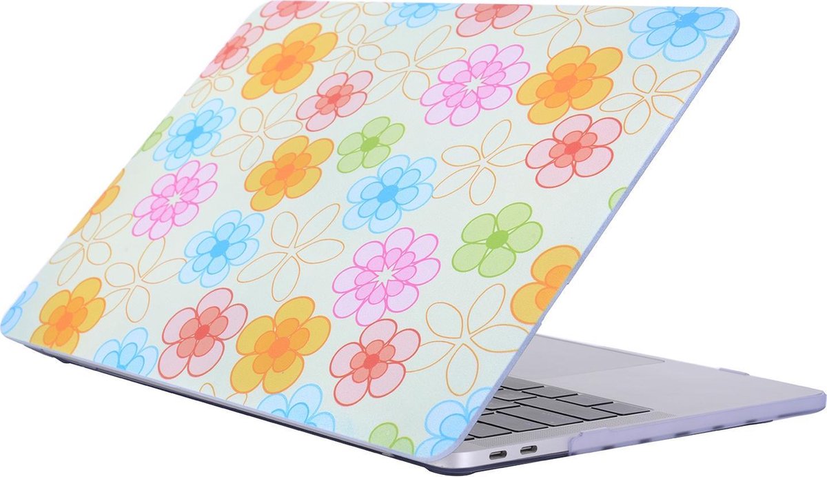 Mobigear Hardshell Case Bloemen Serie 42 Macbook Pro 15 inch Thunderbolt 3 (USB-C)