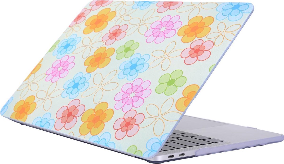 Mobigear Hardshell Case Bloemen Serie 42 Macbook Pro 13 inch Thunderbolt 3 (USB-C)