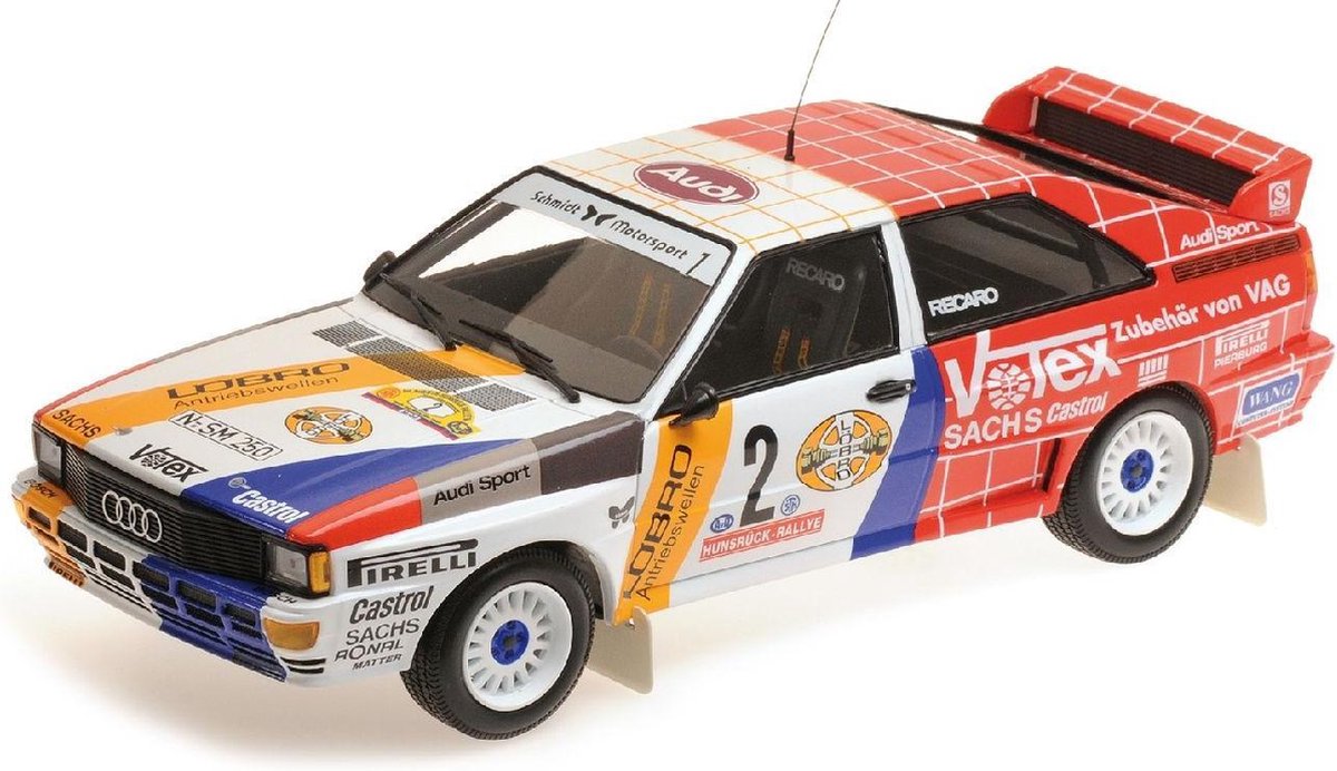 Audi Quattro A2 Schmidt Motorsport #2 Hunsrück Rallye - 1:18 - Minichamps