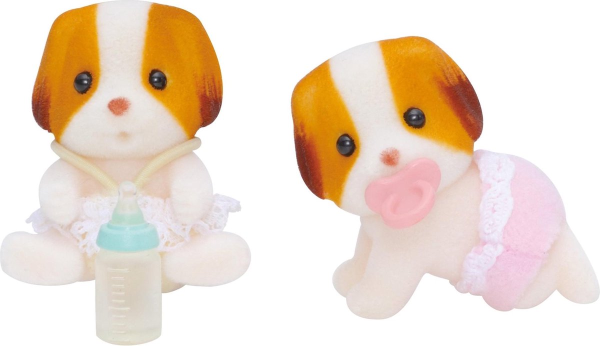 Sylvanian Families 5083 Tweeling Chiffon Hond - Speelfigurenset