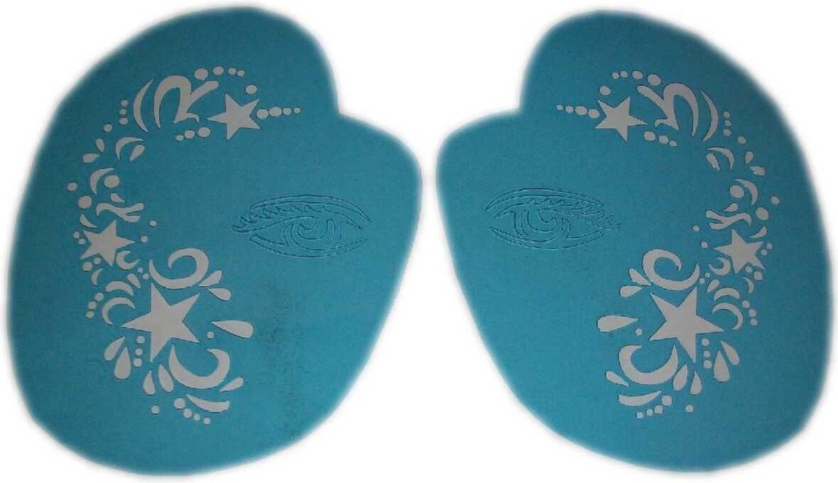 PXP Facepaint-sjabloon tribel sterren