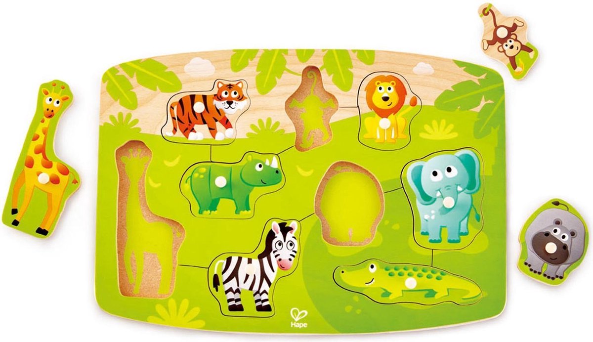 Hape Jungle Vormenpuzzel