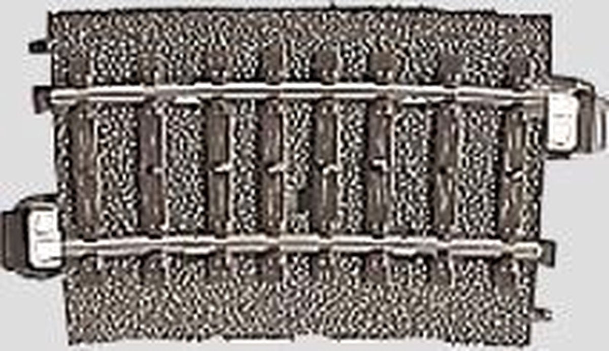 H0 Märklin C-rails (met ballastbed) 24207 Gebogen rails 7.5 ° Radius R2