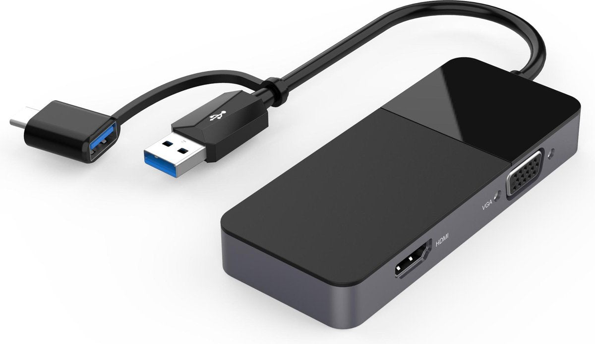NÖRDIC DOCK-132 Dockingstation USB-C naar HDMI 4K
