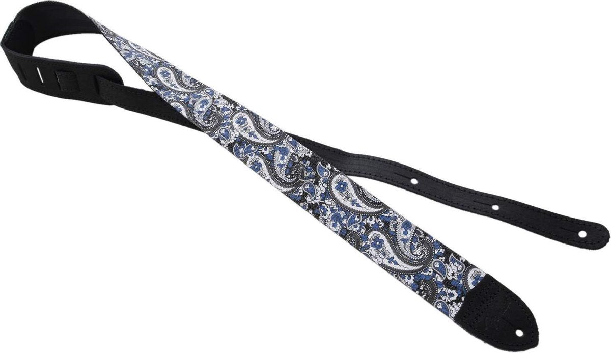 Fender 2” Blue Paisley Denim Strap