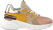 Clic! CL-9855 - Kinderen MeisjesLage schoenen - Kleur: Geel - Maat: 38