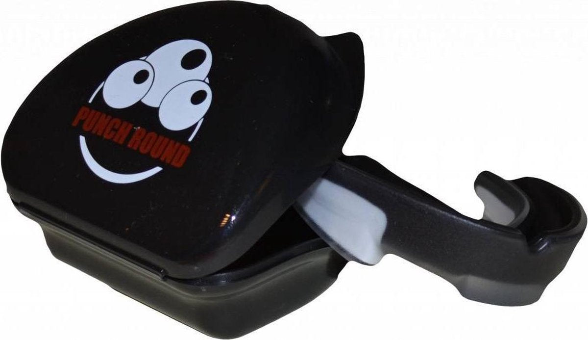 Punch Round™ Ready for the Fight Mouth Guard Mond Bitje Zwart Wit Gebits Beschermer