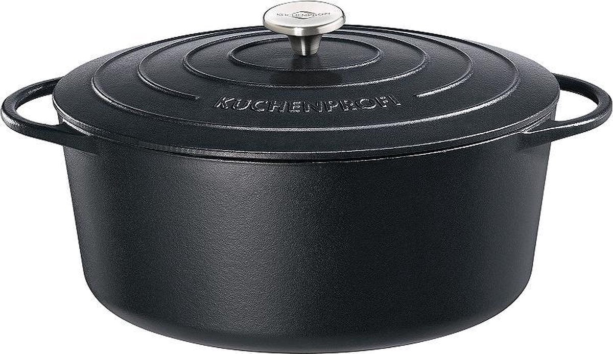 Küchenprofi Provence 40cm ovaal zwart