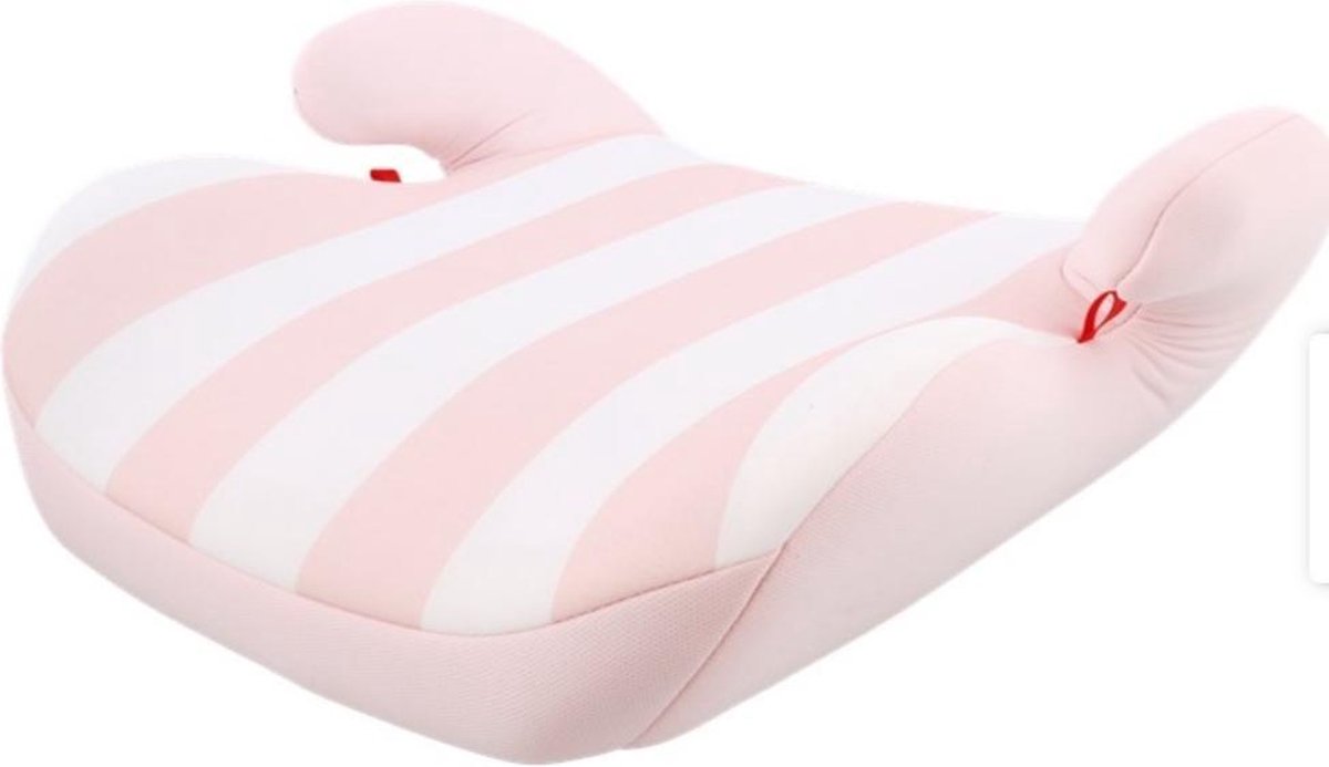 kinder zitverhoger |Geschikt voor kinderen van 22 - 36 kg  - roze wit gestreept