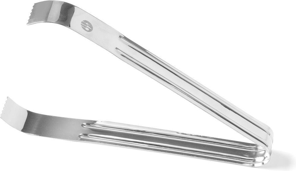 2x Hendi IJsblokjestang - RVS - 18cm  - Tang voor ijsblokjes / Ice cubes