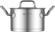 Kassel Pro Chef 93033 - Kookpan met deksel - 16 x 10 cm - 2 liter