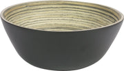 Schaal ø26x12cm Bamboe Zwart