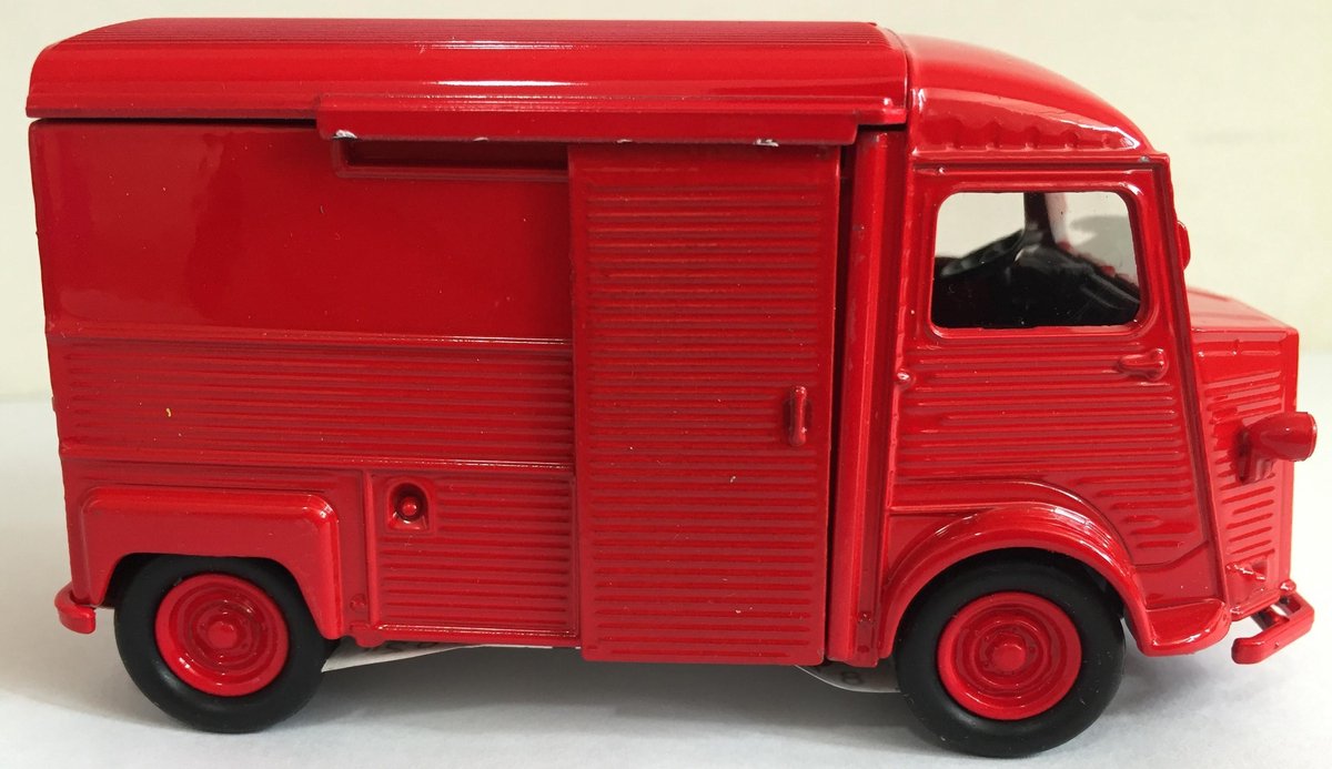 Citroen type H Welly 43758 metal collection 1:34 - 1:39 rood