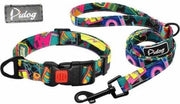 ZILANI | Verstelbare Halsband + Leiband – Halsomvang 32 tot 50 cm – Maat M