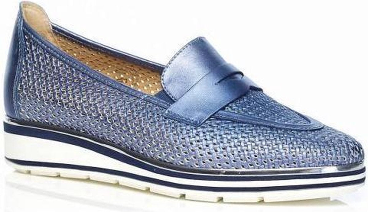 SOFTWAVES 7.63.26/01 Mocassin jeansblauw maat 37