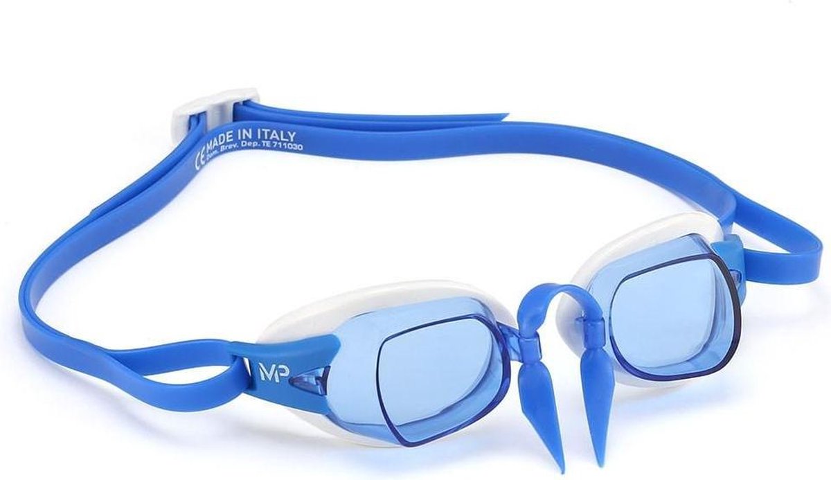 Michael Phelps Chronos - Zwembril - Volwassenen - Blue Lens – Blauw/Wit