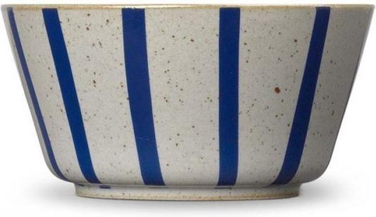 Lyngby Porcelain Dan-Ild bowl D13cm H7cm stripe