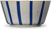 Lyngby Porcelain Dan-Ild bowl D13cm H7cm stripe