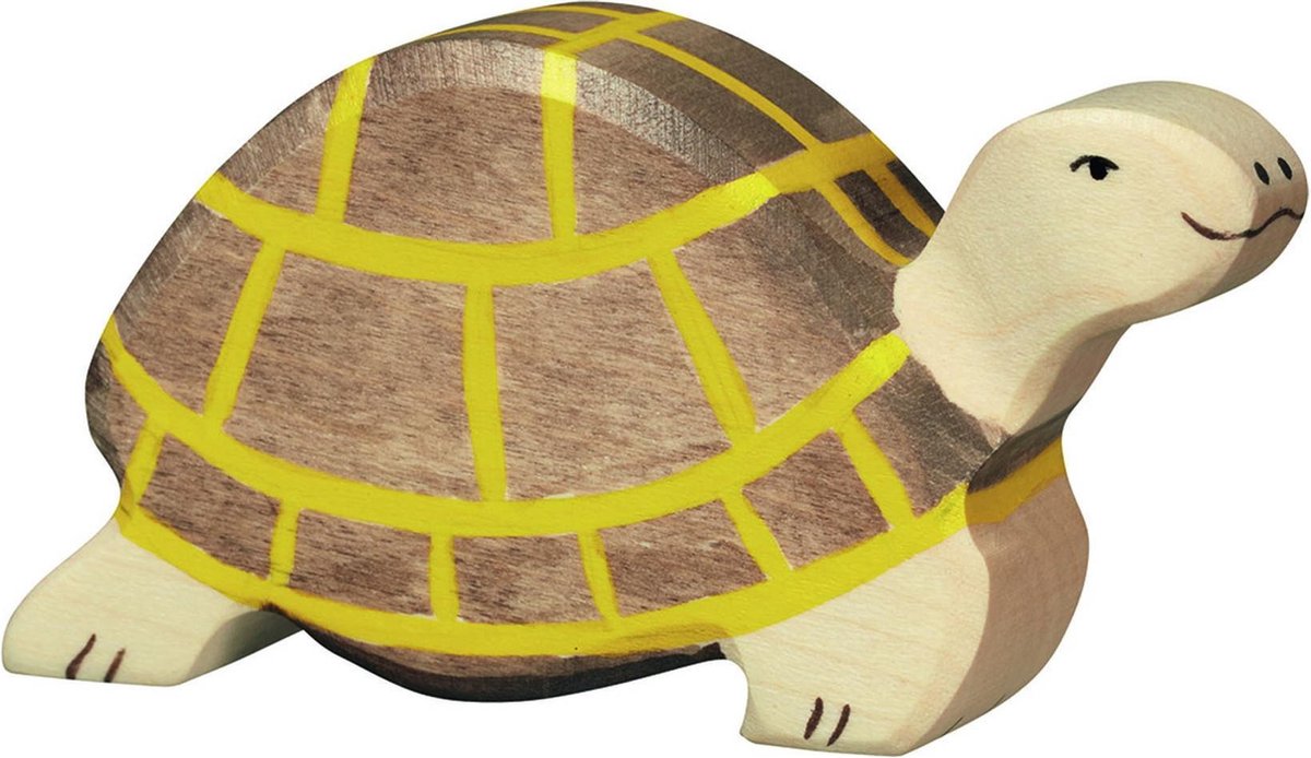 Holztiger Houten Schildpad Bruin