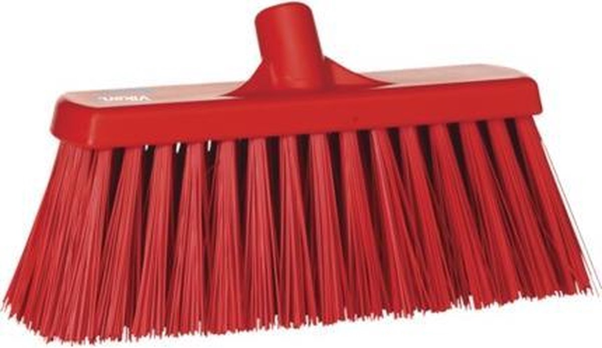 Vikan Hygiene 2915-4 bezem 30cm rood harde vezel