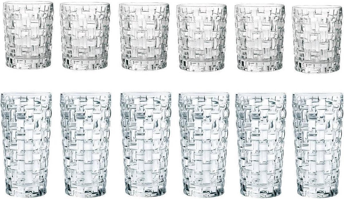 Nachtmann ®  Bossa Nova Barglazenset 12-delig : 6 Longdrinks