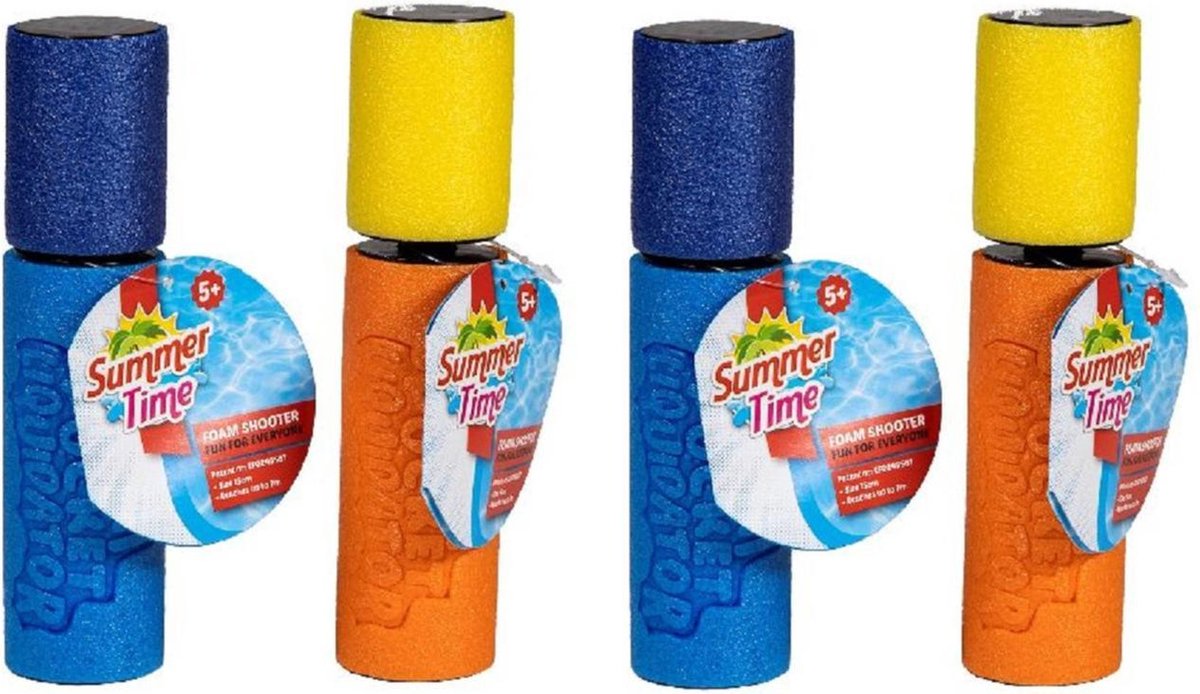 20x Waterpistool spuit van foam 15 cm