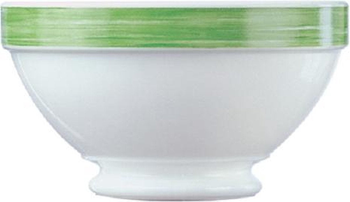 Arcoroc Brush - Bowl - Groen - 13cm - (Set van 6) En Yourkitchen E-kookboek - Heerlijke Smulrecepten