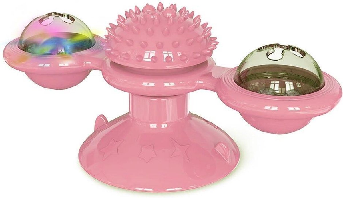 WiseGoods - Kattenspeeltje - Kattenspeeltje Intelligentie - Katten Speelgoed - Draaibare Kat Speelgoed - Huisdieren - Roze