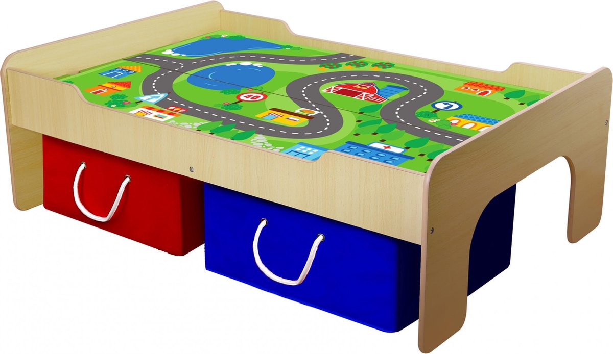 Tooky Toy Treinenset Prehistorie Junior 124 X 87 Cm Hout Naturel