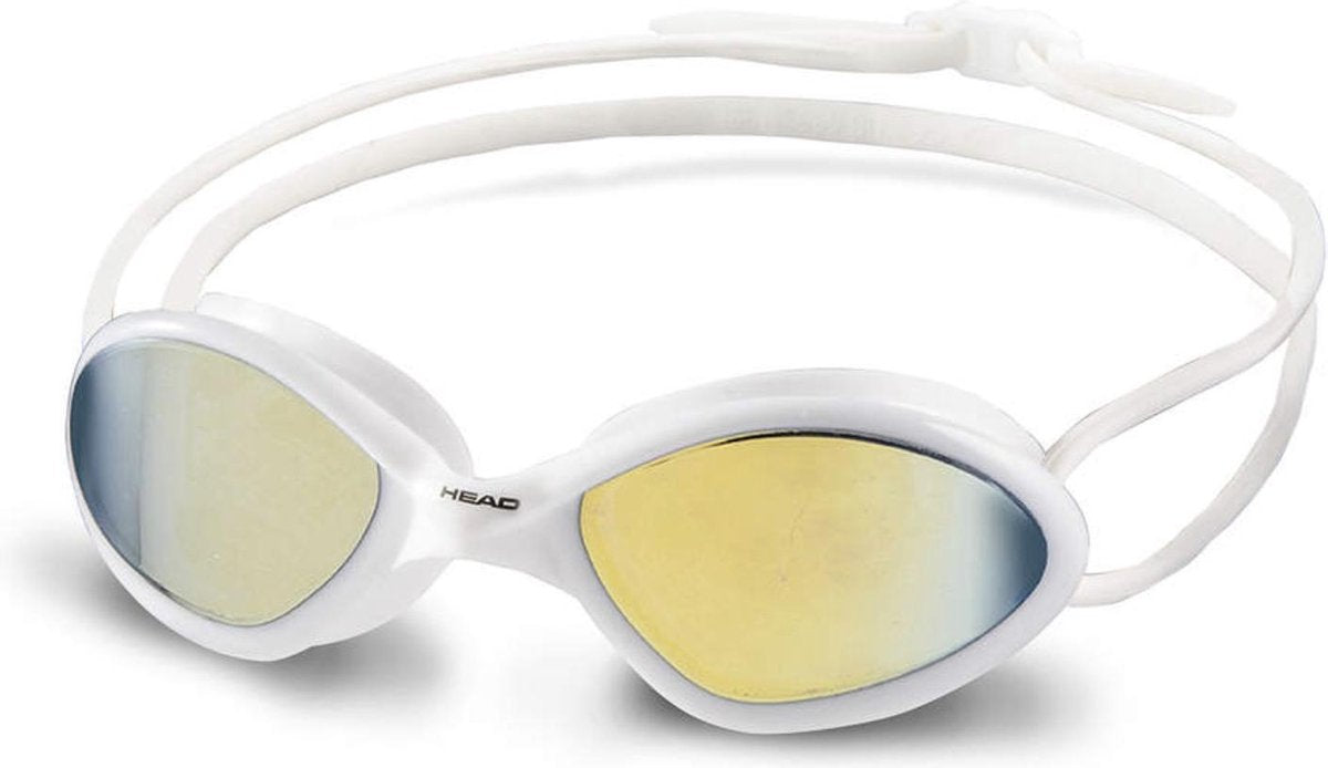HEAD TIGER RACE Zwembril Smaller Fit White - Mirrored Smoke
