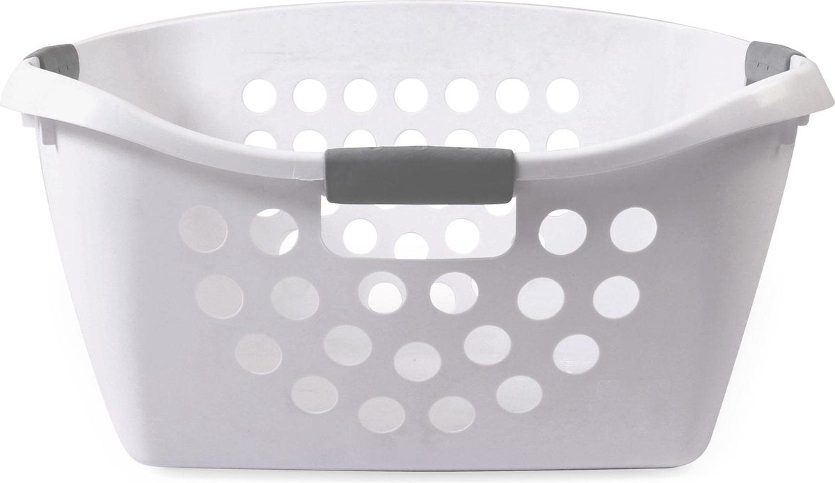 LaundrySpecialist® Praktische wasmand 60x40 cm – Wit