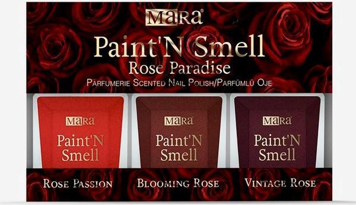 Mara Paint'N Smell - Rose Paradise set - Nagellak - Ruikt erg lekker!