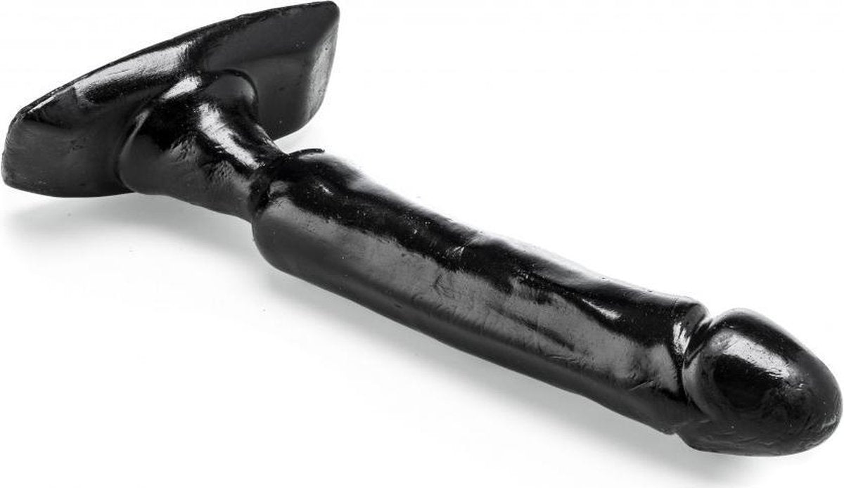 XXLTOYS - Akira - Plug - Inbrenglengte 19 X 3.5 cm - Black - Uniek design Buttplug - Stevige Anaal plug - Made in Europe
