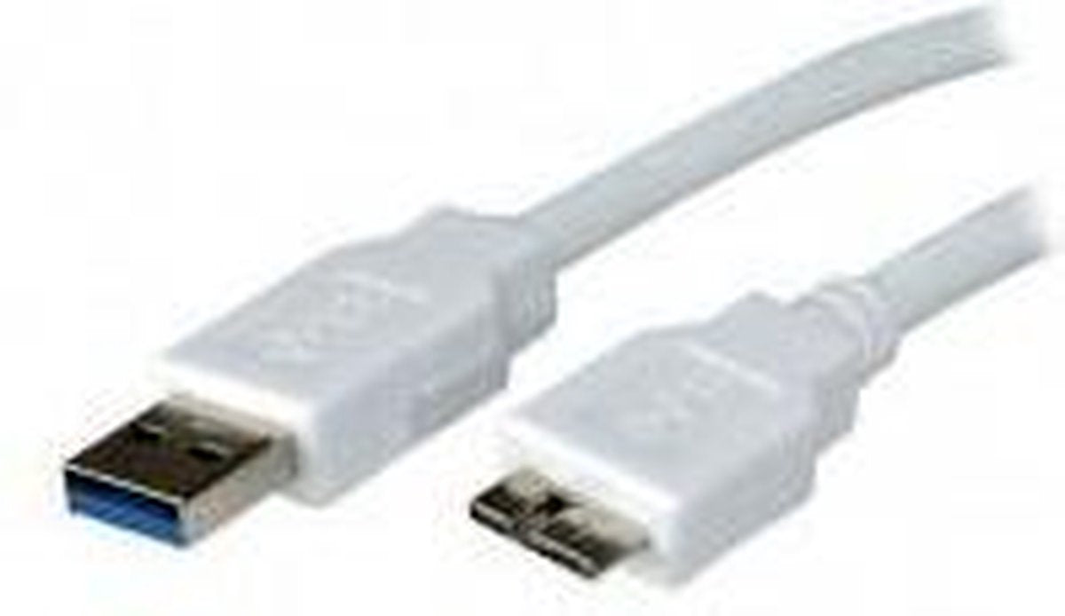 *ADJ ADJKOF21998875 USB 3.0 CableType A/Micro USB Type B M/M Screened2 m - White