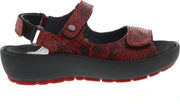 Dames Sandalen Wolky 0332598-500 Rio Retro Rood - Maat 37