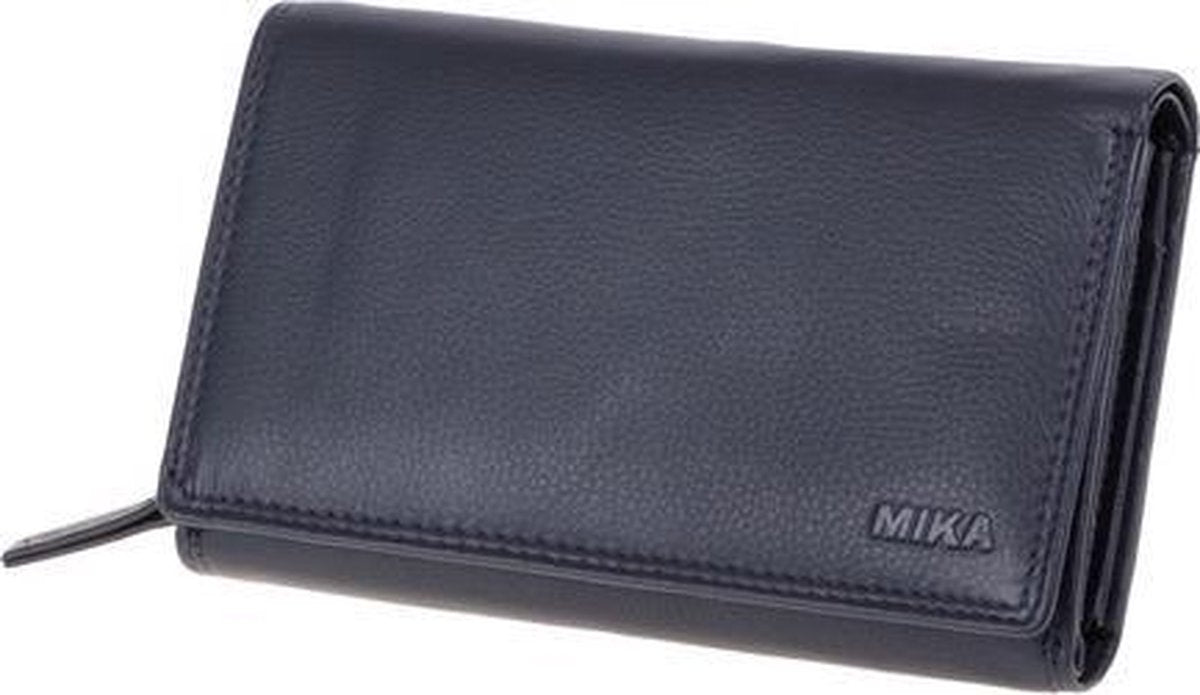 Portefeuille Mika blauw - dames 15x10